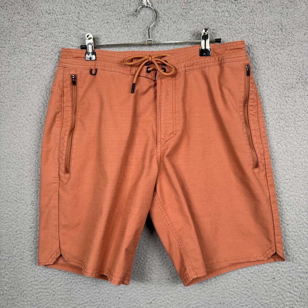 Roark Shorts Mens 31 Ochre Red Rust Layover Traveler Outdoor Trail Hiking Camp
